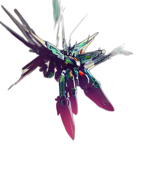 weapon, sword, robot, dragon, concept art, 3d render, vaporwave, pixel art transparent PNG cut-out