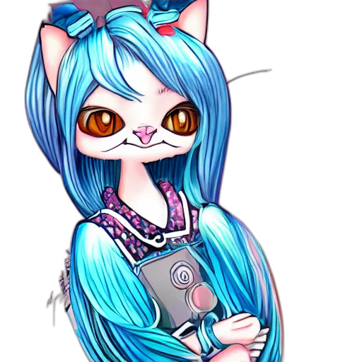 staff, cartoon, anime, pixel art transparent PNG cut-out