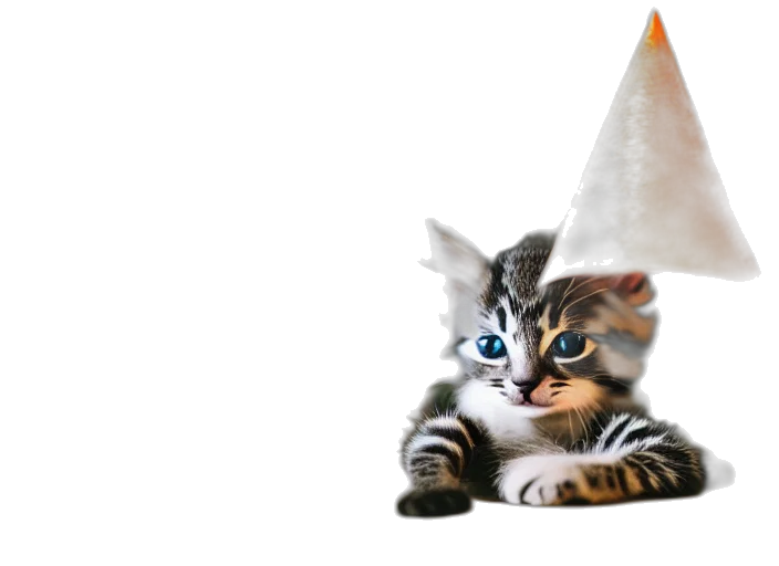 hat, staff, animal, creature transparent PNG cut-out
