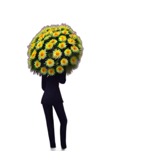 flower, umbrella, hat, crown transparent PNG cut-out