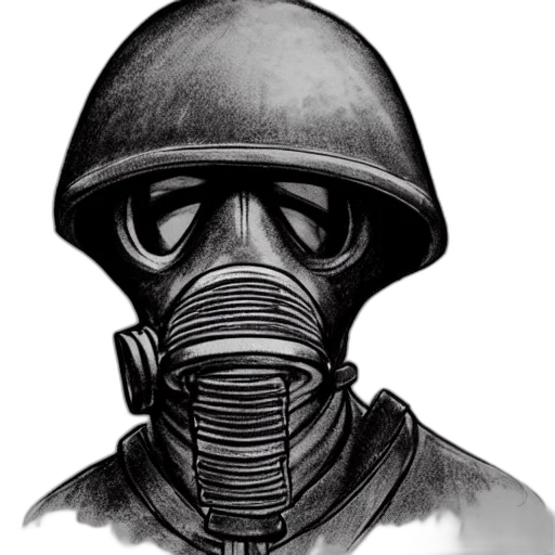 mask, face, jacket, concept art, comic book art, pencil sketch, photorealistic, beautiful transparent PNG cut-out