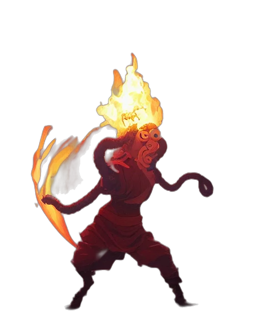 staff, dragon, creature, mask transparent PNG cut-out