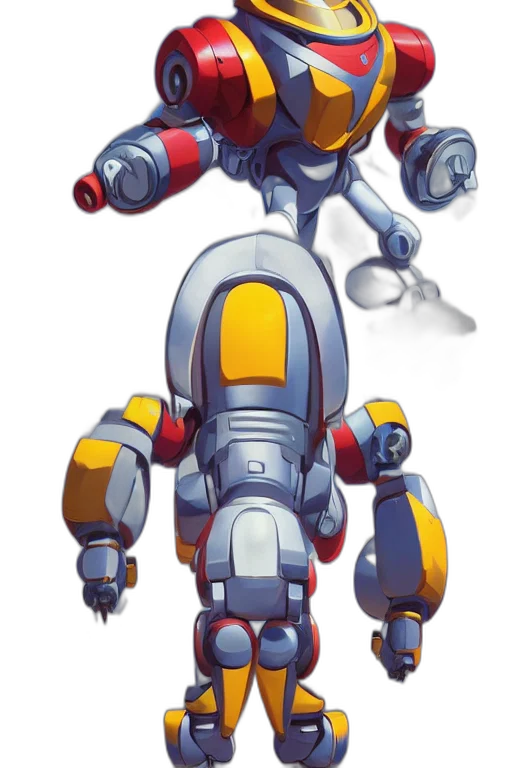 robot, weapon, concept art, pixel art transparent PNG cut-out