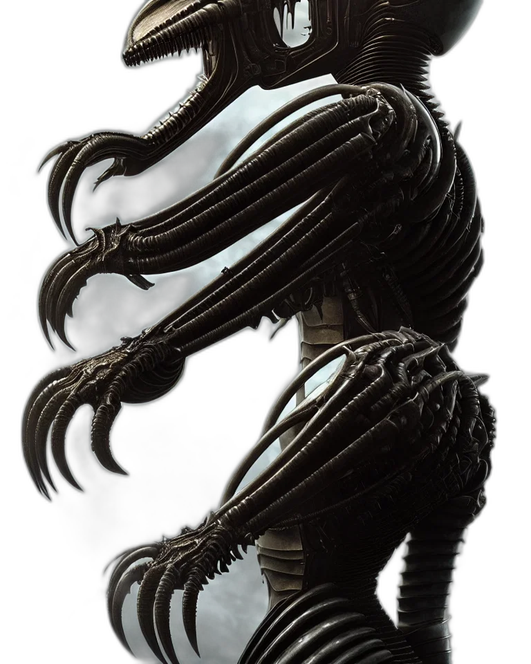 hair, creature, mask, dragon, concept art, 3d render, fantasy art, comic book art transparent PNG cut-out