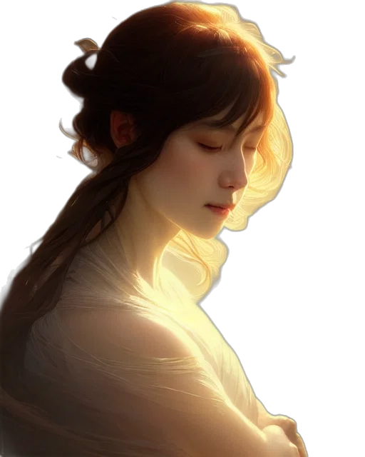 face, dress, crown, dragon, photorealistic, fantasy art, concept art, oil painting transparent PNG cut-out