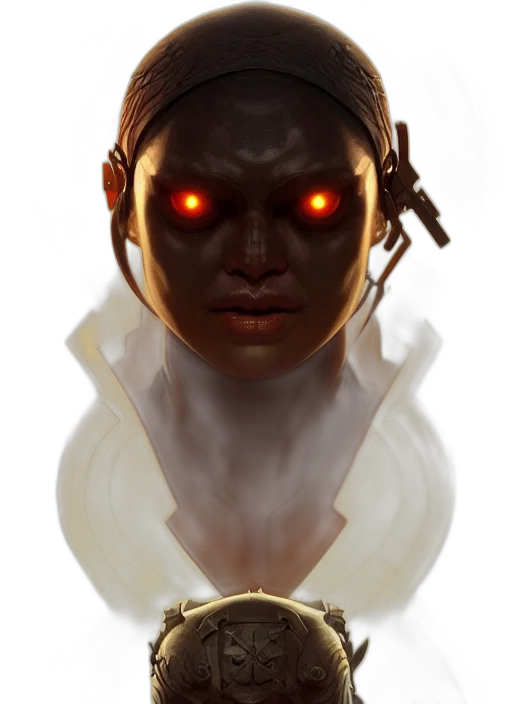 mask, face, robot, jewelry, concept art, fantasy art, 3d render, cyberpunk transparent PNG cut-out