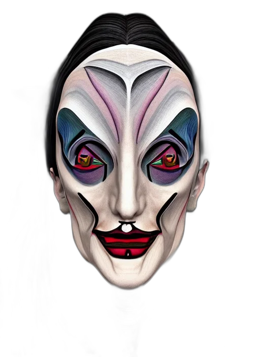 mask, face, creature, cartoon transparent PNG cut-out