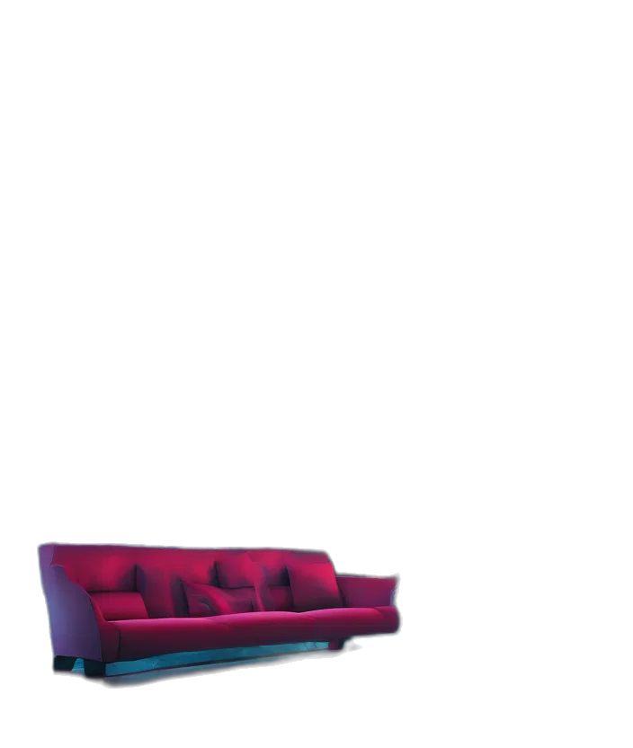 furniture, crown, staff, shoes, 3d render, vaporwave, concept art, photorealistic transparent PNG cut-out