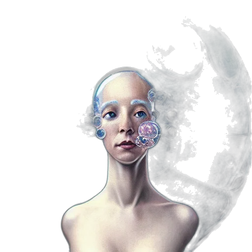 mask, face, robot, creature transparent PNG cut-out