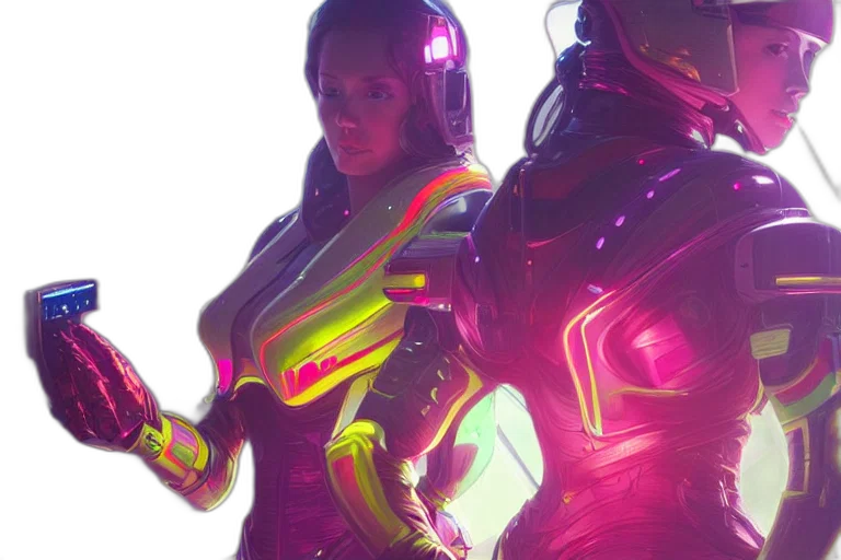 robot, jacket, cyberpunk, concept art transparent PNG cut-out