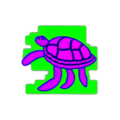 animal, creature, jewelry, robot, pixel art, 3d render, vaporwave, concept art transparent PNG cut-out