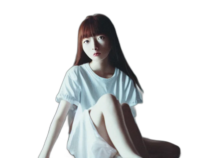 dress, robot, face, creature transparent PNG cut-out