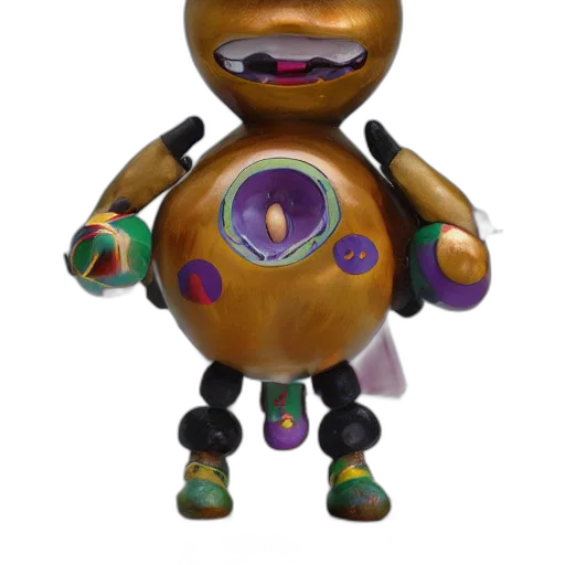 robot, creature, mask, staff transparent PNG cut-out
