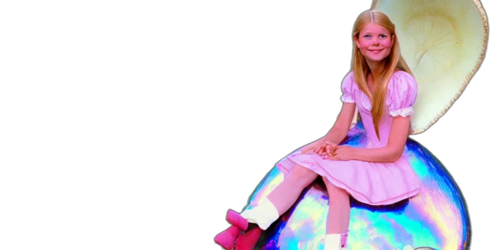 dress, outer space, very, young transparent PNG cut-out