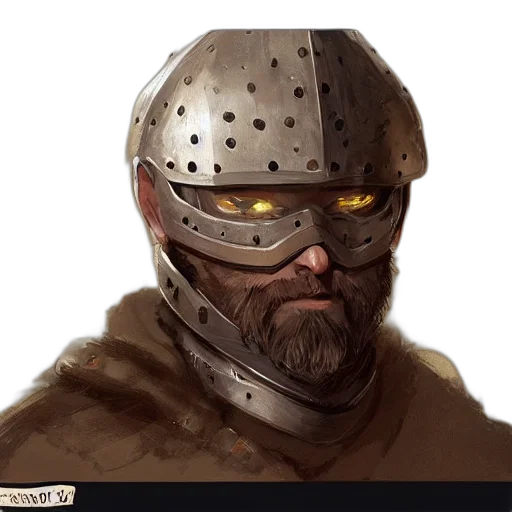 mask, face, sword, weapon, concept art, fantasy art, photorealistic, comic book art transparent PNG cut-out