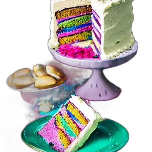 food, crown, hat, 3d render, pastel, neon, colorful, green transparent PNG cut-out