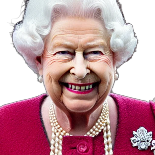 crown, face, jewelry, hat, photorealistic, 3d render, queen, england transparent PNG cut-out