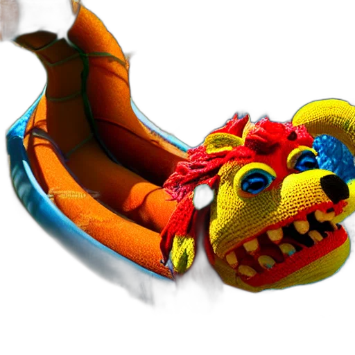dragon, mask, shoes, creature transparent PNG cut-out