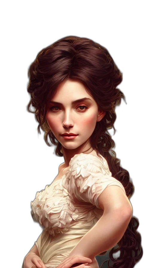 dress, face, crown, jewelry transparent PNG cut-out