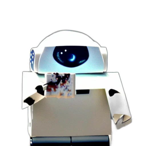 robot, staff, mask, face, 3d render, concept art, real, life transparent PNG cut-out