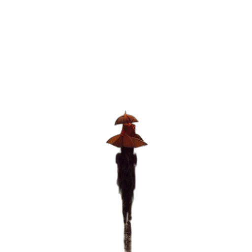 umbrella, staff, hat, sword transparent PNG cut-out