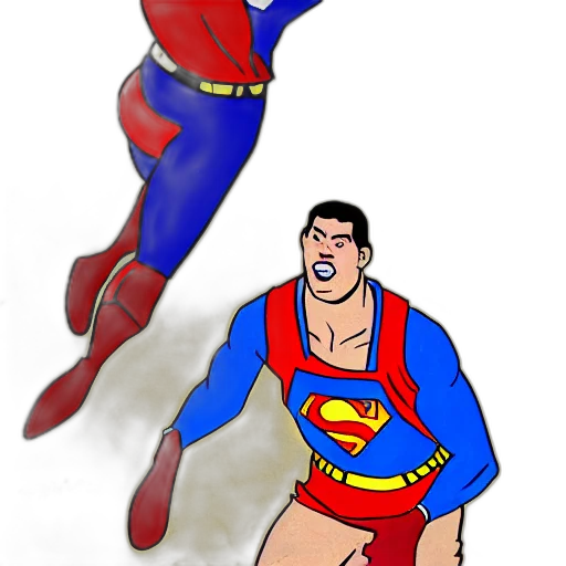 comic book art, concept art, cartoon, 3d render transparent PNG cut-out