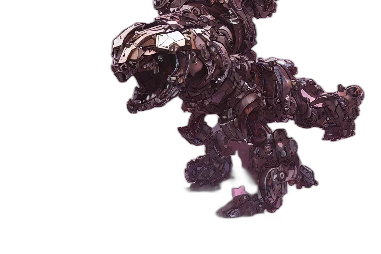 robot, creature, dragon, weapon, concept art, 3d render, fantasy art, photorealistic transparent PNG cut-out