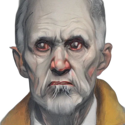 face, staff, mask, creature, photorealistic, concept art, oil painting, fantasy art transparent PNG cut-out