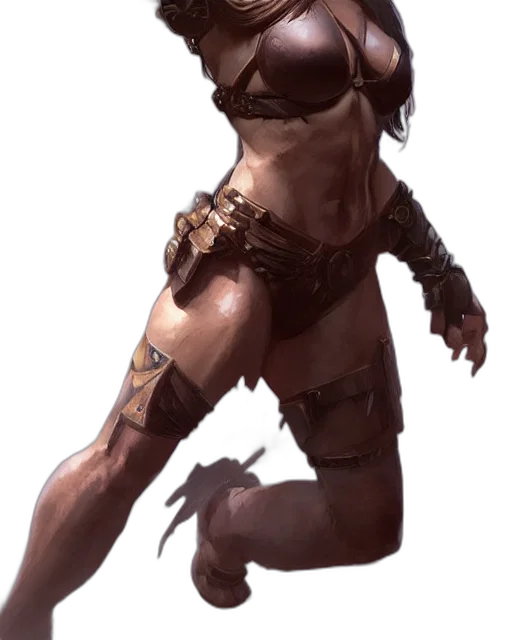 weapon, creature, robot, staff, concept art, fantasy art, cyberpunk, 3d render transparent PNG cut-out