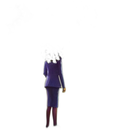 dress, staff, jacket, mask, concept art, 3d render, pixel art, cartoon transparent PNG cut-out