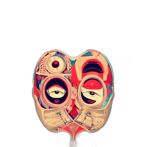mask, jewelry, face, crown transparent PNG cut-out