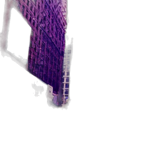 building, umbrella, robot, bottle, 3d render, photorealistic, vaporwave, pixel art transparent PNG cut-out