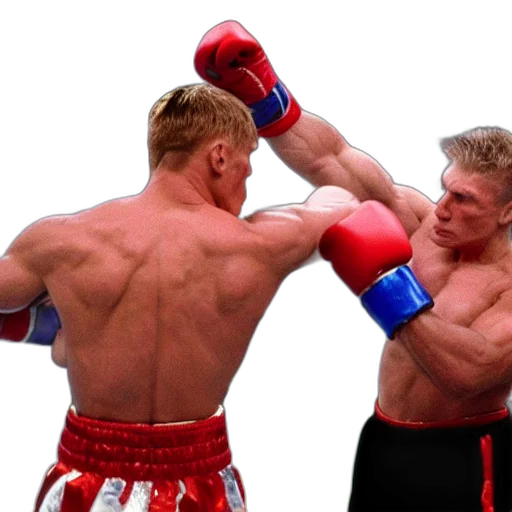 photorealistic, putin, ivan, drago transparent PNG cut-out