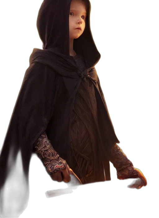 staff, dress, jacket, sword, concept art, fantasy art, photorealistic, 3d render transparent PNG cut-out