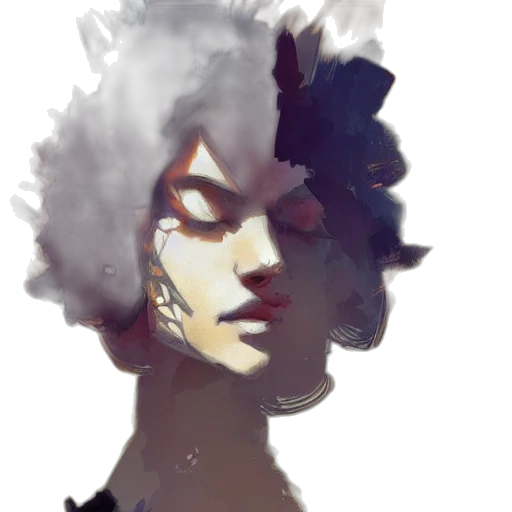 face, mask, crown, creature, watercolor, concept art, fantasy art, pixel art transparent PNG cut-out