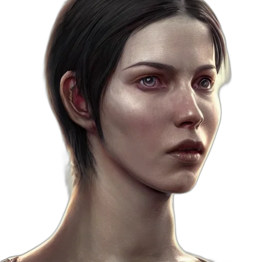 face, staff, mask, creature transparent PNG cut-out