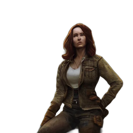 jacket, staff, weapon, concept art transparent PNG cut-out