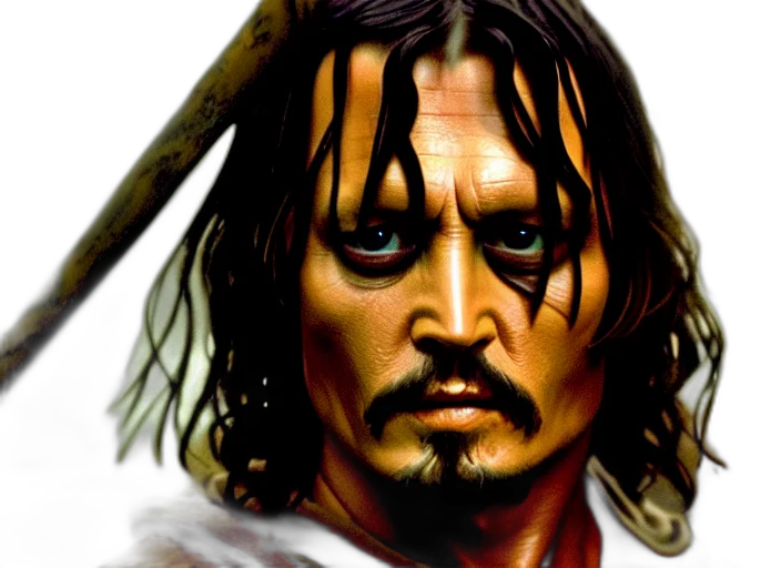 face, photorealistic, comic book art, fantasy art transparent PNG cut-out