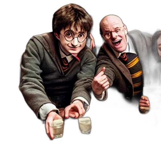 concept art, pixel art, comic book art, harry transparent PNG cut-out