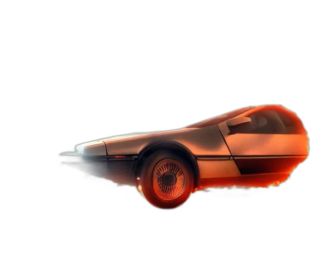 car, weapon, concept art, 3d render, photorealistic, fantasy art, fire, golden transparent PNG cut-out