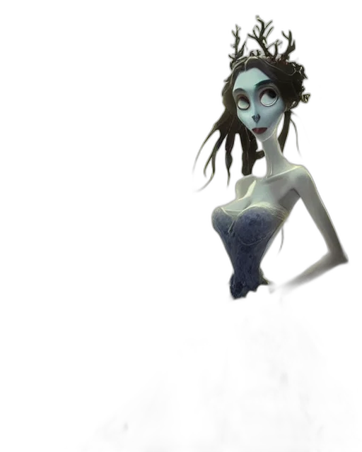 mask, dress, jewelry, staff, concept art, fantasy art, 3d render, pixel art transparent PNG cut-out