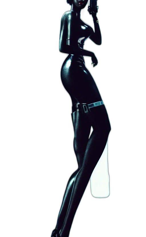 robot, dress, staff, jewelry transparent PNG cut-out
