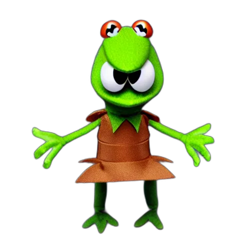 staff, animal, creature, dress, 3d render, concept art, photorealistic, cartoon transparent PNG cut-out