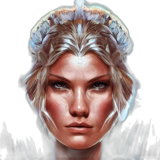 face, crown, fantasy art, concept art transparent PNG cut-out