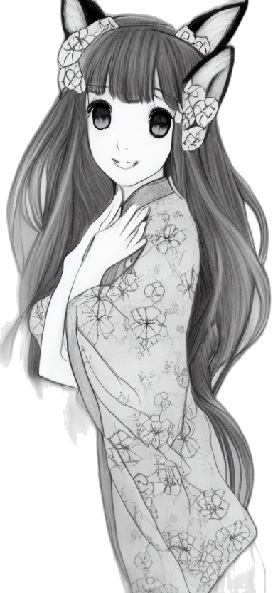 dress, jewelry, anime, cartoon transparent PNG cut-out