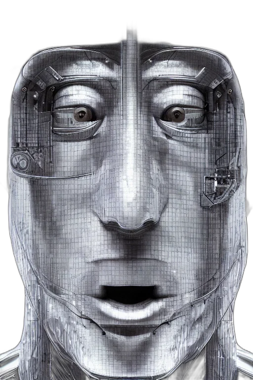 mask, face, robot, crown transparent PNG cut-out