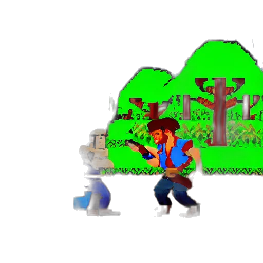 pixel art, 3d render, concept art, fantasy art transparent PNG cut-out