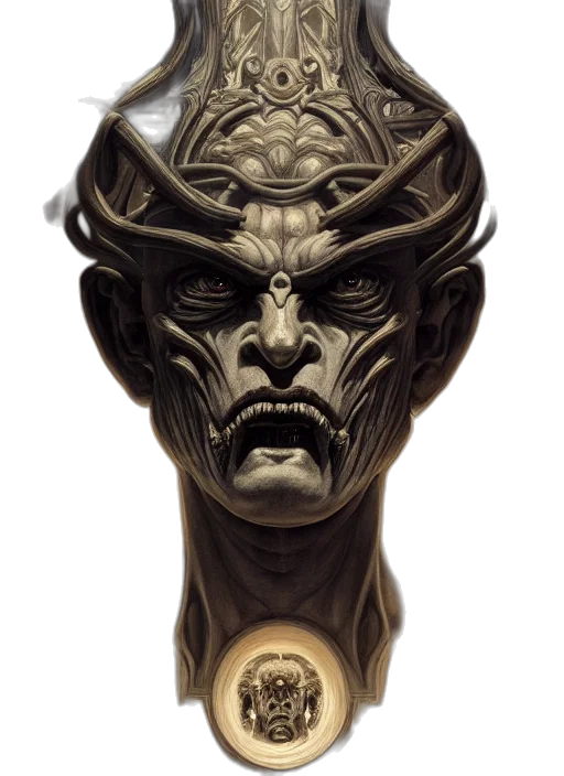 mask, face, staff, crown transparent PNG cut-out