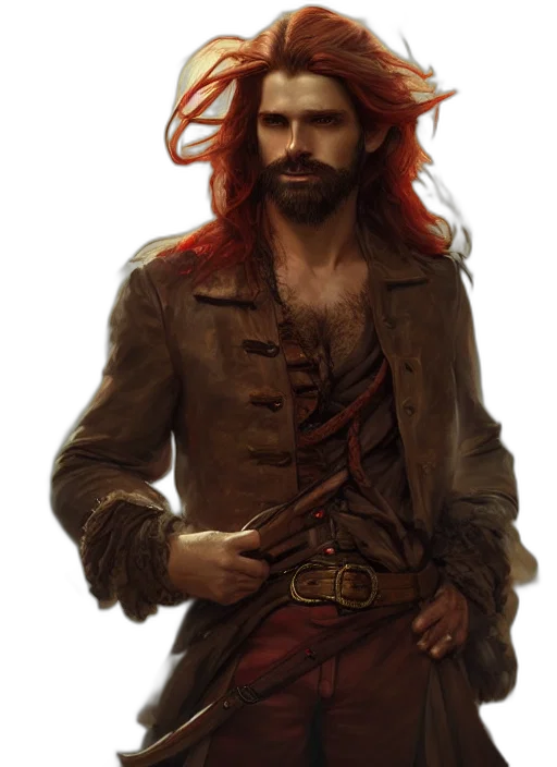 jacket, fantasy art, concept art, comic book art transparent PNG cut-out