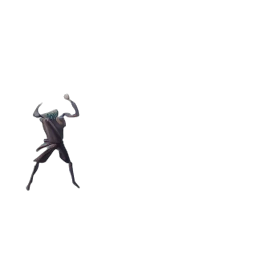 robot, staff, creature, umbrella, concept art, pixel art, 3d render, anime transparent PNG cut-out